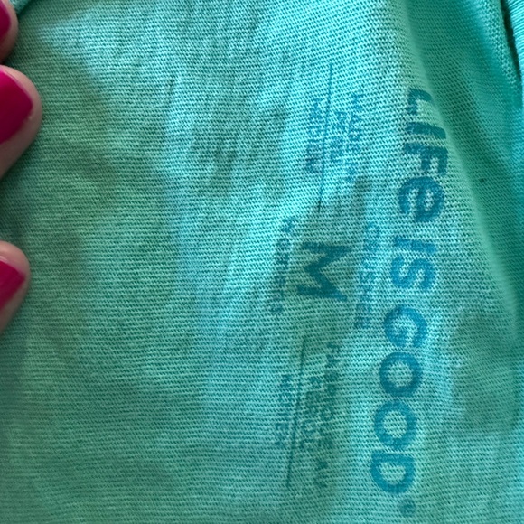 Life is Good Women’s Green Daisy Super Mom Short sleeve tee. Size medium - Picture 6 of 7